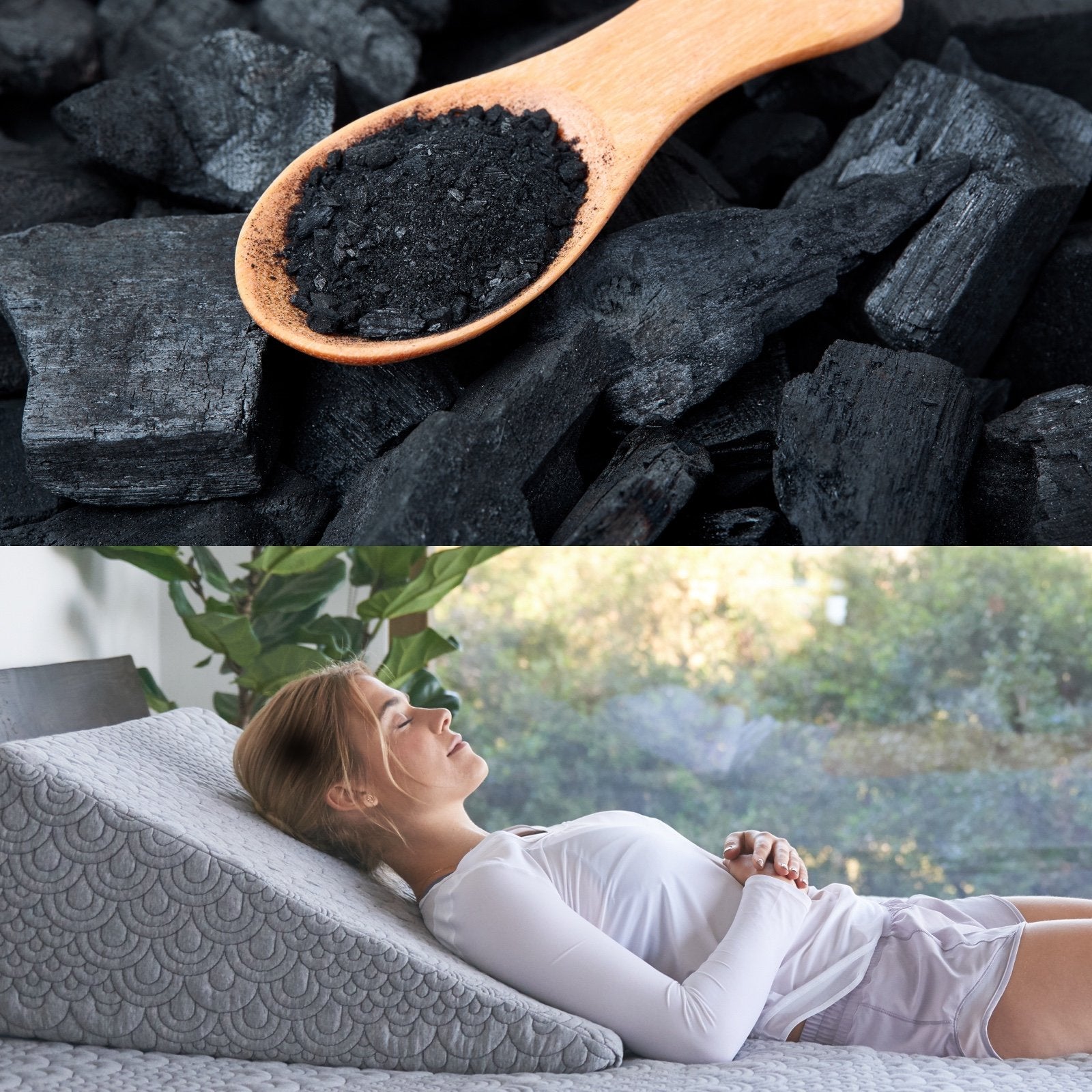Activated Charcoal-Infused Memory Foam For Recovery