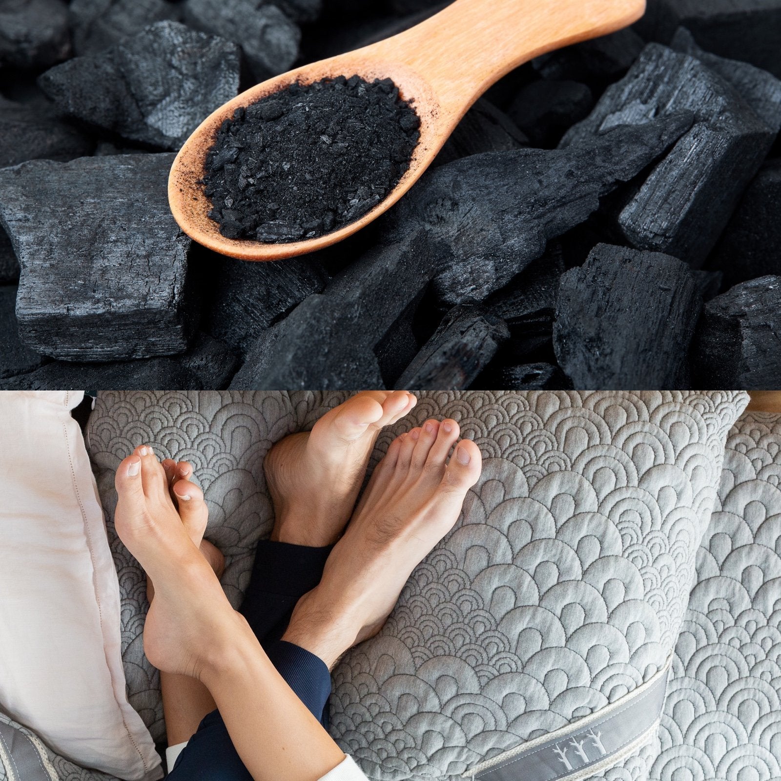 Activated Charcoal-Infused Memory Foam for Recovery