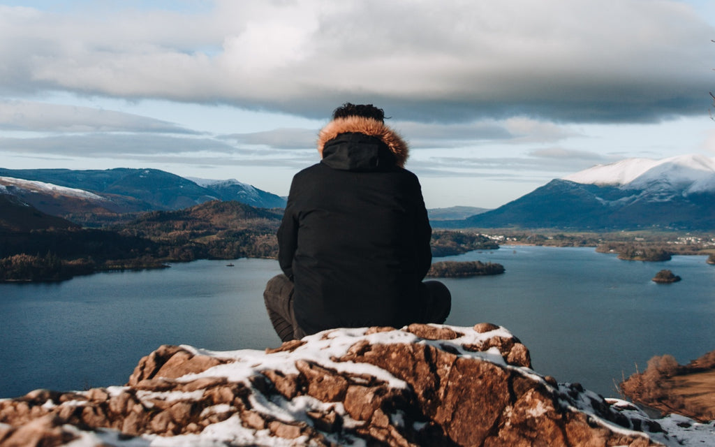 Winter Blues, Meditate, Brentwood Home, Winter Landscape